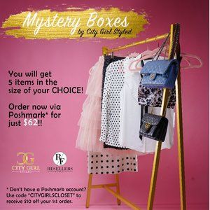 ladies RESELLER Inventory Box of shoes clothes